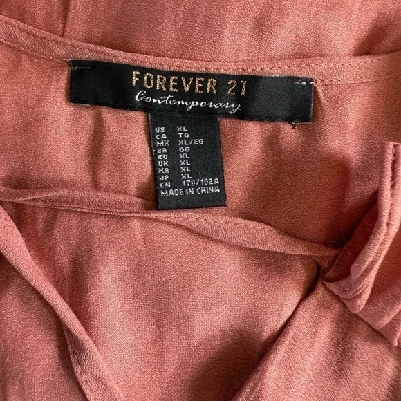 Forever 21 Rust Babydoll Dress – Size XL - Picture 5 of 5